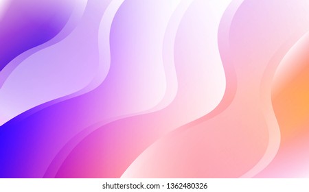Wave Abstract Background. For Your Design Wallpaper, Presentation, Banner, Flyer, Cover Page, Landing Page. Vector Illustration with Color Gradient