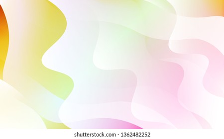 Wave Abstract Background. For Your Design Wallpaper, Presentation, Banner, Flyer, Cover Page, Landing Page. Vector Illustration with Color Gradient