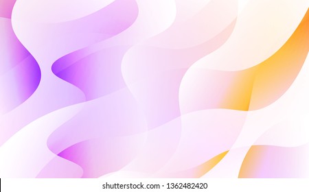 Wave Abstract Background. For Your Design Wallpaper, Presentation, Banner, Flyer, Cover Page, Landing Page. Vector Illustration with Color Gradient