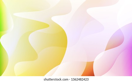 Wave Abstract Background. For Your Design Wallpaper, Presentation, Banner, Flyer, Cover Page, Landing Page. Vector Illustration with Color Gradient