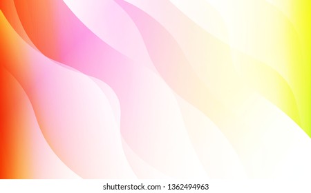 Wave Abstract Background. For Your Design Wallpaper, Presentation, Banner, Flyer, Cover Page, Landing Page. Vector Illustration with Color Gradient