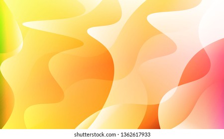 Wave Abstract Background. For Your Design Wallpaper, Presentation, Banner, Flyer, Cover Page, Landing Page. Vector Illustration with Color Gradient