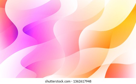 Wave Abstract Background. For Your Design Wallpaper, Presentation, Banner, Flyer, Cover Page, Landing Page. Vector Illustration with Color Gradient