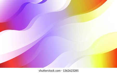 Wave Abstract Background. For Your Design Wallpaper, Presentation, Banner, Flyer, Cover Page, Landing Page. Vector Illustration with Color Gradient