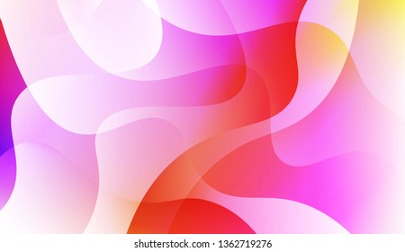 Wave Abstract Background. For Your Design Wallpaper, Presentation, Banner, Flyer, Cover Page, Landing Page. Vector Illustration with Color Gradient
