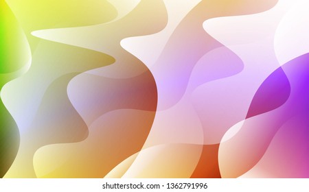 Wave Abstract Background. For Your Design Wallpaper, Presentation, Banner, Flyer, Cover Page, Landing Page. Vector Illustration with Color Gradient