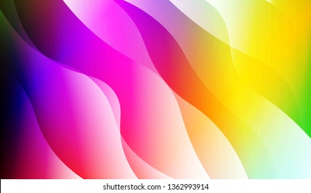 Wave Abstract Background. For Your Design Wallpaper, Presentation, Banner, Flyer, Cover Page, Landing Page. Vector Illustration with Color Gradient
