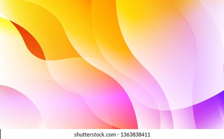 Wave Abstract Background. For Your Design Wallpaper, Presentation, Banner, Flyer, Cover Page, Landing Page. Vector Illustration with Color Gradient
