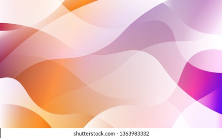 Wave Abstract Background. For Your Design Wallpaper, Presentation, Banner, Flyer, Cover Page, Landing Page. Vector Illustration with Color Gradient