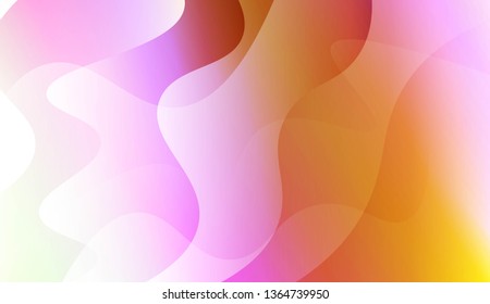 Wave Abstract Background. For Your Design Wallpaper, Presentation, Banner, Flyer, Cover Page, Landing Page. Vector Illustration with Color Gradient