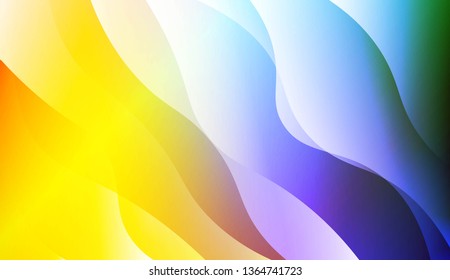 Wave Abstract Background. For Your Design Wallpaper, Presentation, Banner, Flyer, Cover Page, Landing Page. Vector Illustration with Color Gradient
