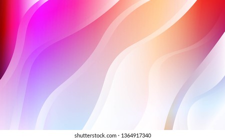Wave Abstract Background. For Your Design Wallpaper, Presentation, Banner, Flyer, Cover Page, Landing Page. Vector Illustration with Color Gradient