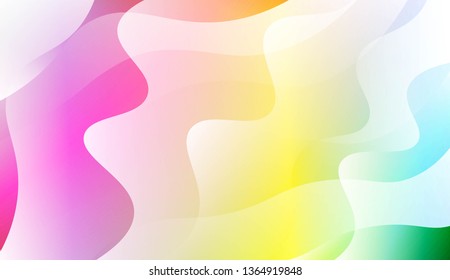 Wave Abstract Background. For Your Design Wallpaper, Presentation, Banner, Flyer, Cover Page, Landing Page. Vector Illustration with Color Gradient