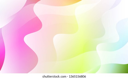 Wave Abstract Background. For Your Design Wallpaper, Presentation, Banner, Flyer, Cover Page, Landing Page. Vector Illustration with Color Gradient