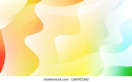 Wave Abstract Background. For Your Design Wallpaper, Presentation, Banner, Flyer, Cover Page, Landing Page. Vector Illustration with Color Gradient