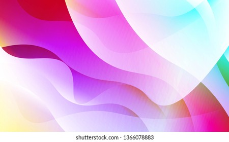 Wave Abstract Background. For Your Design Wallpaper, Presentation, Banner, Flyer, Cover Page, Landing Page. Vector Illustration with Color Gradient