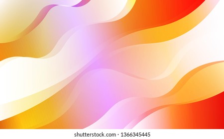 Wave Abstract Background. For Your Design Wallpaper, Presentation, Banner, Flyer, Cover Page, Landing Page. Vector Illustration with Color Gradient