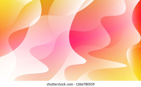 Wave Abstract Background. For Your Design Wallpaper, Presentation, Banner, Flyer, Cover Page, Landing Page. Vector Illustration with Color Gradient