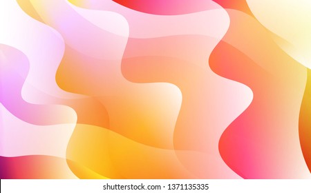 Wave Abstract Background. For Your Design Wallpaper, Presentation, Banner, Flyer, Cover Page, Landing Page. Vector Illustration with Color Gradient