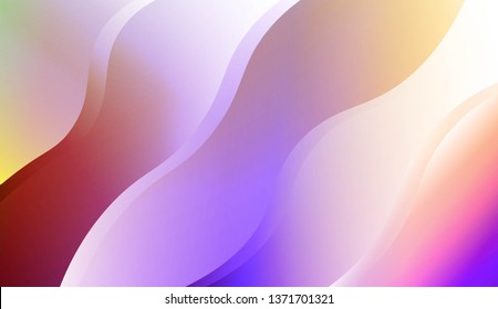 Wave Abstract Background. For Your Design Wallpaper, Presentation, Banner, Flyer, Cover Page, Landing Page. Vector Illustration with Color Gradient