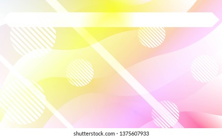 Wave Abstract Background. For Your Design Wallpaper, Presentation, Banner, Flyer, Cover Page, Landing Page. Vector Illustration with Color Gradient