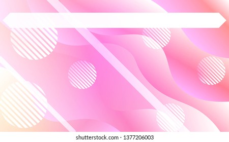 Wave Abstract Background. For Your Design Wallpaper, Presentation, Banner, Flyer, Cover Page, Landing Page. Vector Illustration with Color Gradient