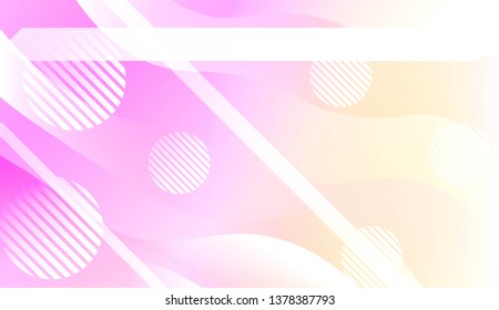 Wave Abstract Background. For Your Design Wallpaper, Presentation, Banner, Flyer, Cover Page, Landing Page. Vector Illustration with Color Gradient
