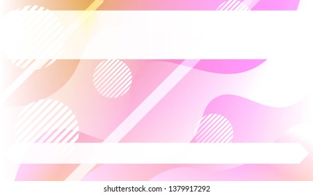 Wave Abstract Background. For Your Design Wallpaper, Presentation, Banner, Flyer, Cover Page, Landing Page. Vector Illustration with Color Gradient