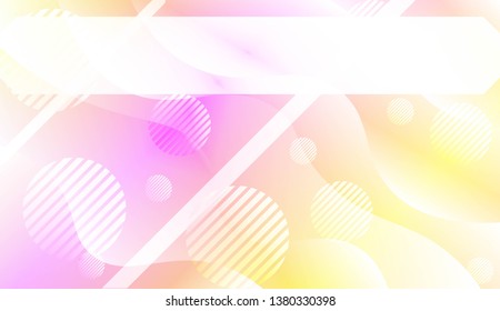 Wave Abstract Background. For Your Design Wallpaper, Presentation, Banner, Flyer, Cover Page, Landing Page. Vector Illustration with Color Gradient