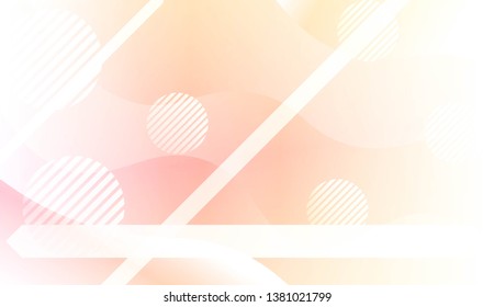 Wave Abstract Background. For Your Design Wallpaper, Presentation, Banner, Flyer, Cover Page, Landing Page. Vector Illustration with Color Gradient