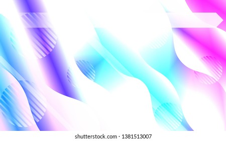 Wave Abstract Background. For Your Design Wallpaper, Presentation, Banner, Flyer, Cover Page, Landing Page. Vector Illustration with Color Gradient