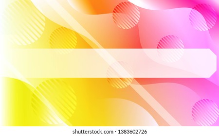 Wave Abstract Background. For Your Design Wallpaper, Presentation, Banner, Flyer, Cover Page, Landing Page. Vector Illustration with Color Gradient