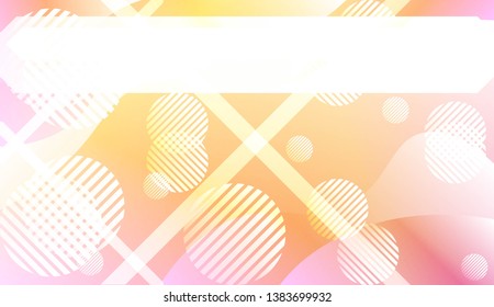 Wave Abstract Background. For Your Design Wallpaper, Presentation, Banner, Flyer, Cover Page, Landing Page. Vector Illustration with Color Gradient