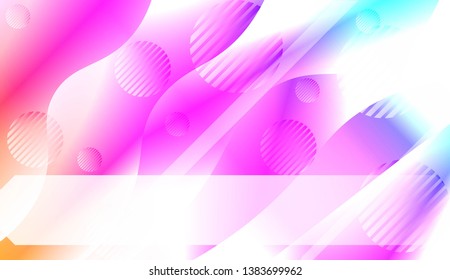 Wave Abstract Background. For Your Design Wallpaper, Presentation, Banner, Flyer, Cover Page, Landing Page. Vector Illustration with Color Gradient