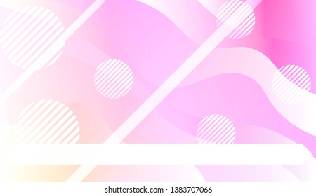Wave Abstract Background. For Your Design Wallpaper, Presentation, Banner, Flyer, Cover Page, Landing Page. Vector Illustration with Color Gradient