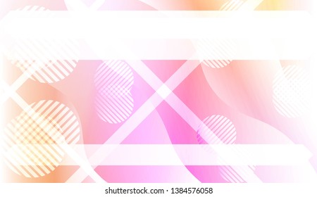 Wave Abstract Background. For Your Design Wallpaper, Presentation, Banner, Flyer, Cover Page, Landing Page. Vector Illustration with Color Gradient