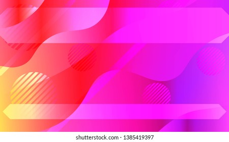 Wave Abstract Background. For Your Design Wallpaper, Presentation, Banner, Flyer, Cover Page, Landing Page. Vector Illustration with Color Gradient