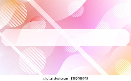 Wave Abstract Background. For Your Design Wallpaper, Presentation, Banner, Flyer, Cover Page, Landing Page. Vector Illustration with Color Gradient