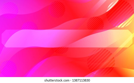 Wave Abstract Background. For Your Design Wallpaper, Presentation, Banner, Flyer, Cover Page, Landing Page. Vector Illustration with Color Gradient