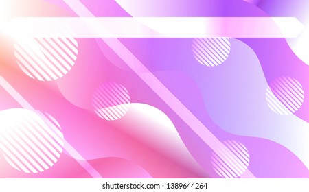 Wave Abstract Background. For Your Design Wallpaper, Presentation, Banner, Flyer, Cover Page, Landing Page. Vector Illustration with Color Gradient