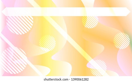 Wave Abstract Background. For Your Design Wallpaper, Presentation, Banner, Flyer, Cover Page, Landing Page. Vector Illustration with Color Gradient