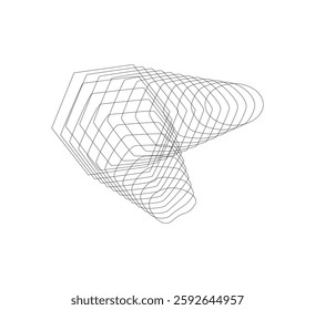 wave abstract business background lines,white background,vector illustrationon