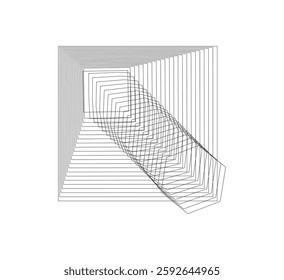 wave abstract business background lines,white background,vector illustrationon