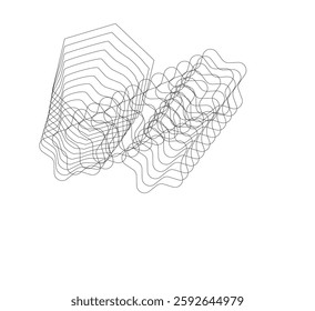 wave abstract business background lines,white background,vector illustrationon