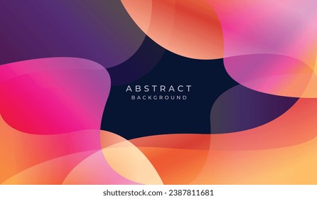 Wave abstract gradient background template.