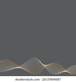 Wave abstract line background design