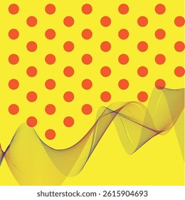 Wave abstract line background design