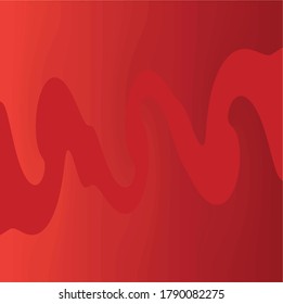 resumen de onda sobre fondo rojo