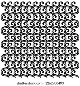 wave abstract pattern and background seamless