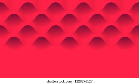 wave abstract pattern vector red background